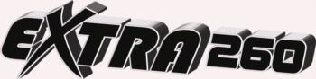 3 Dimensional Extra 260 decal - black rc digital decal